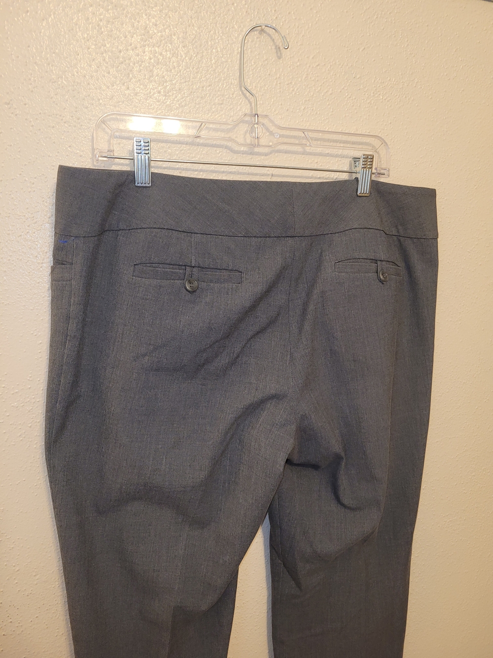 The Limited Drew Fit Gray Career Dress Pants Size 14 Stretch Trouser - Picture 7 of 8